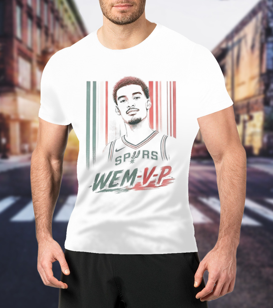 Victor Wembanyama Spurs NBA WEM VP T-Shirt