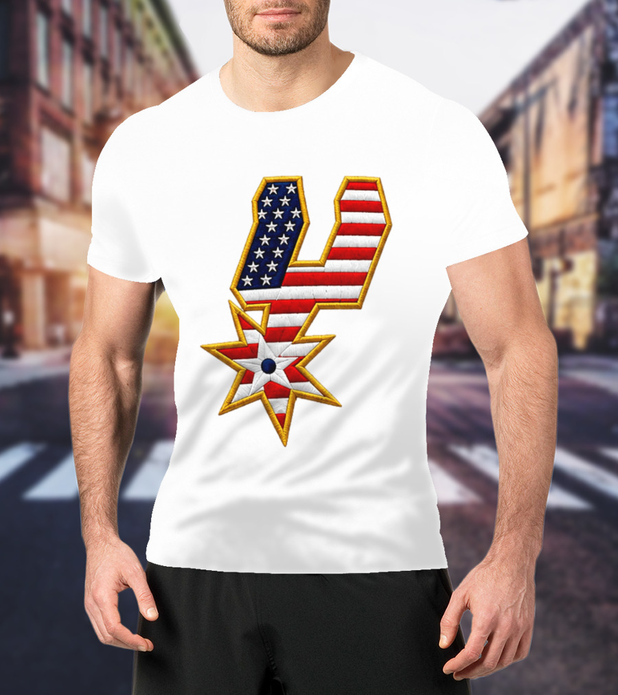 America 250th Anniversary Spurs Stars And Stripes T-Shirt