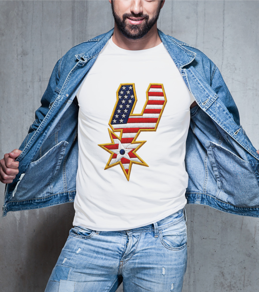 America 250th Anniversary Spurs Stars And Stripes T-Shirt