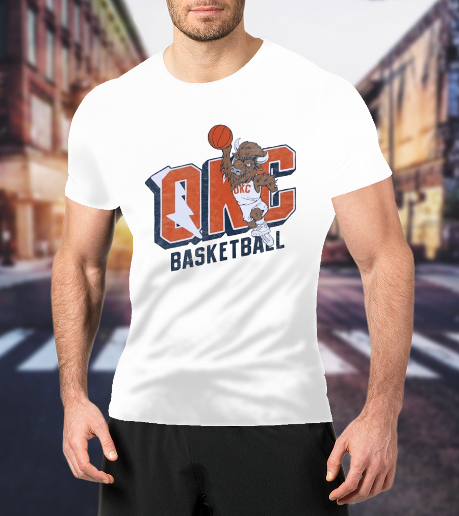 OKC Basketball Rumble Oklahoma City Thunder NBA T-Shirt