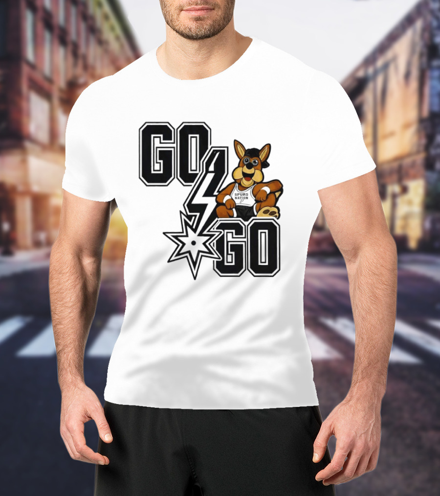 San Antonio Spurs NBA Go Go Spurs Nation Coyote T-Shirt