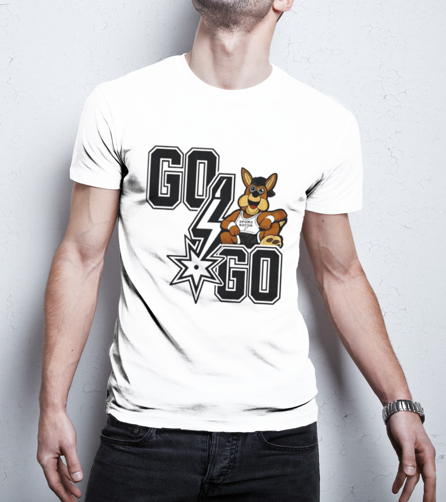 San Antonio Spurs NBA Go Go Spurs Nation Coyote T-Shirt