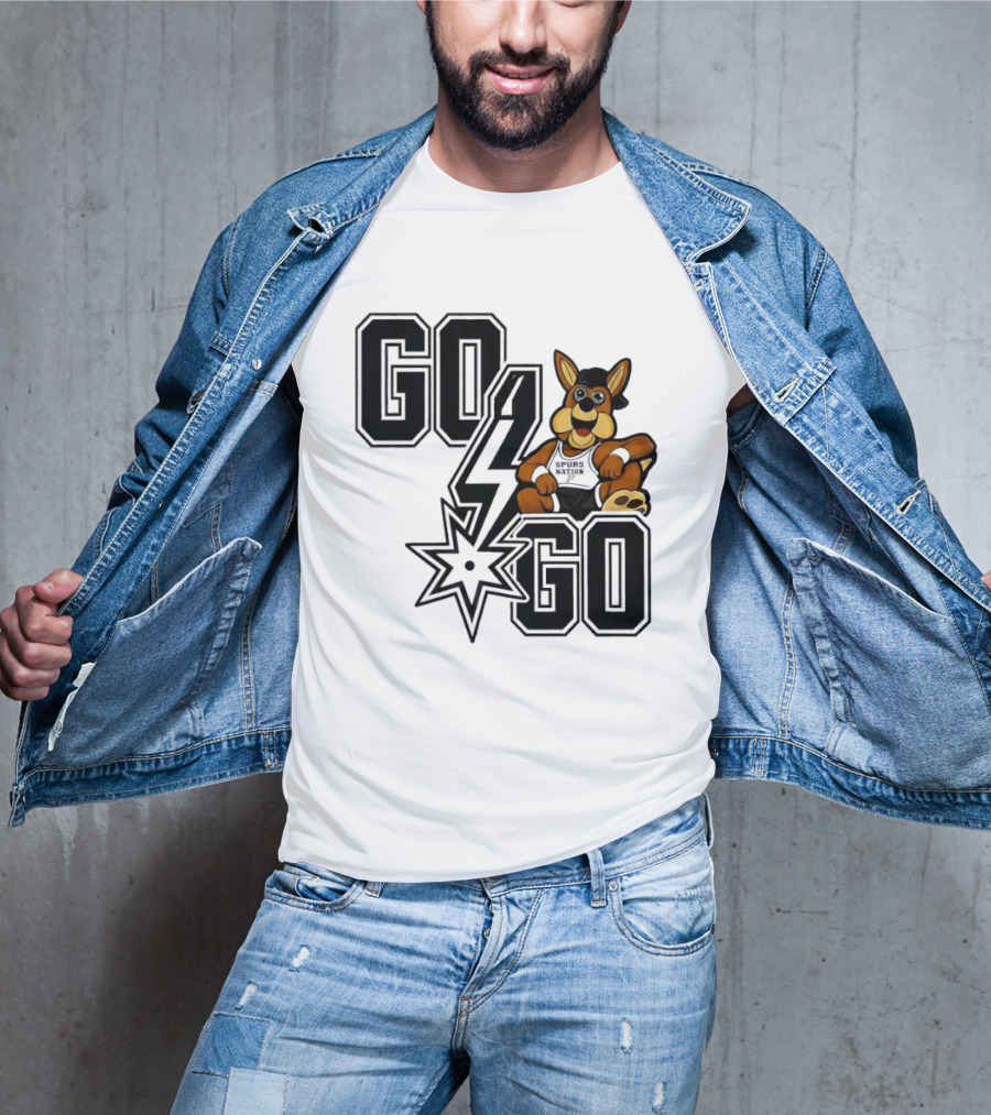 San Antonio Spurs NBA Go Go Spurs Nation Coyote T-Shirt