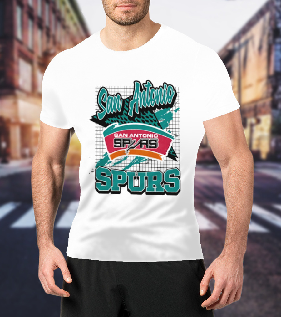 San Antonio Spurs NBA Retro Style San Antonio Spurs Memphis Spurs T-Shirt