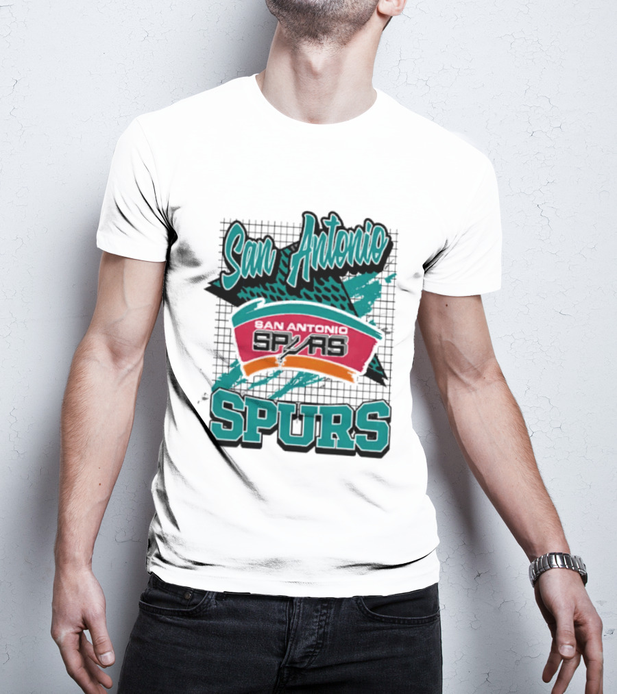 San Antonio Spurs NBA Retro Style San Antonio Spurs Memphis Spurs T-Shirt