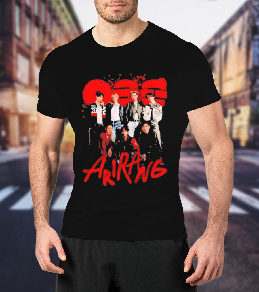 Bangtan Members Arirang Magazine Style Fashion Concept T-Shirt