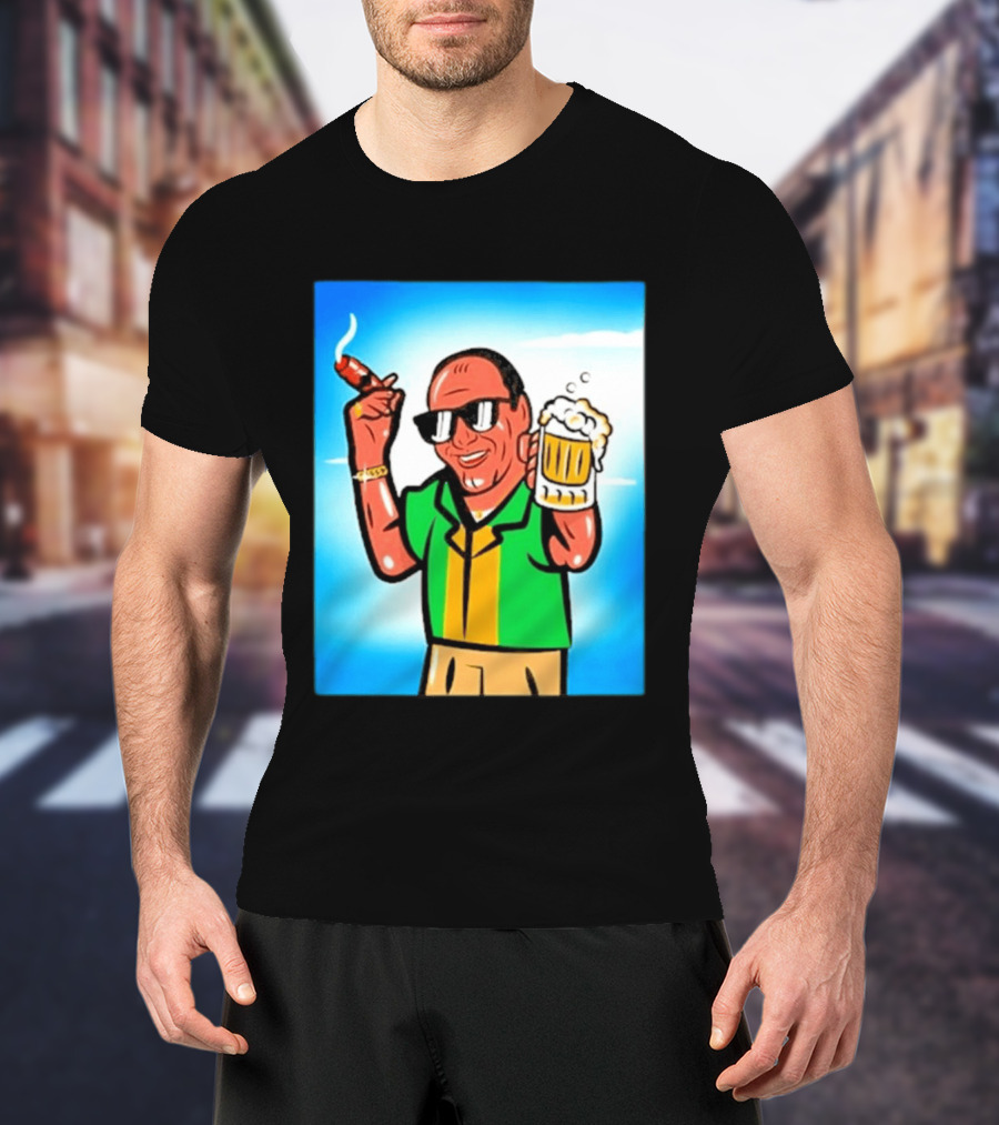 Boss Beer And Cigars Summer Vibes Retro Style Celebration T-Shirt