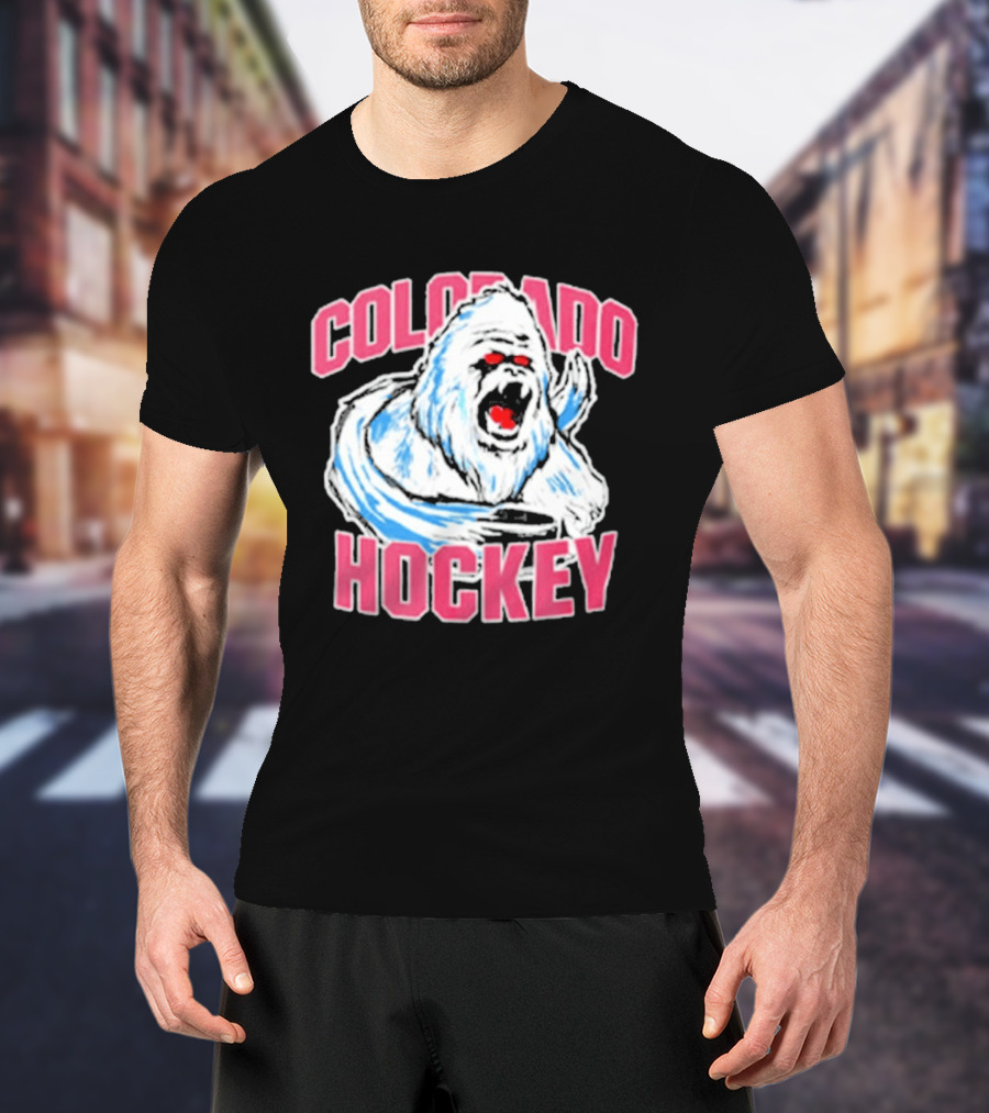 Colorado Hockey Yeti Rampage Cold Weather Beast T-Shirt