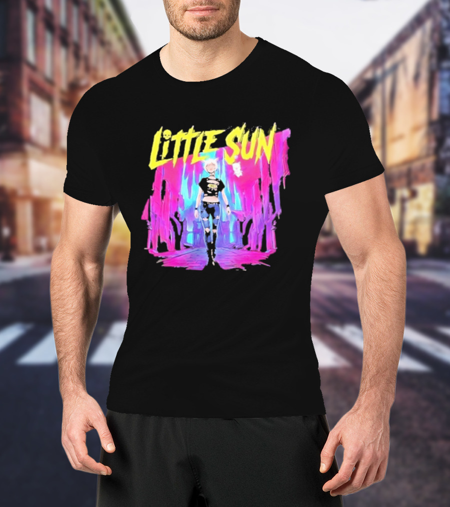 Cyberpunk 2077 Little Sun Neon Street T-Shirt