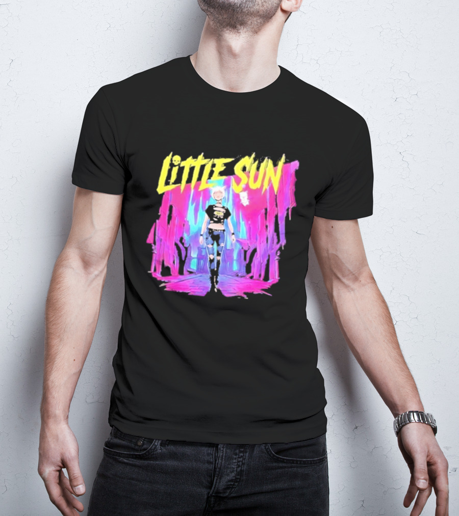 Cyberpunk 2077 Little Sun Neon Street T-Shirt