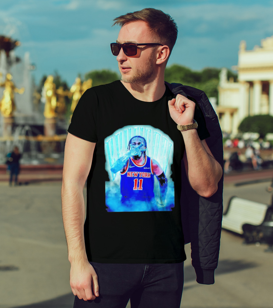 New York Ice Man Brunson 11 Jersey Knicks T-Shirt