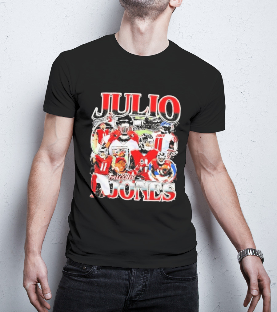 Julio Jones Iconic Atlanta Falcons Football Moments T-Shirt