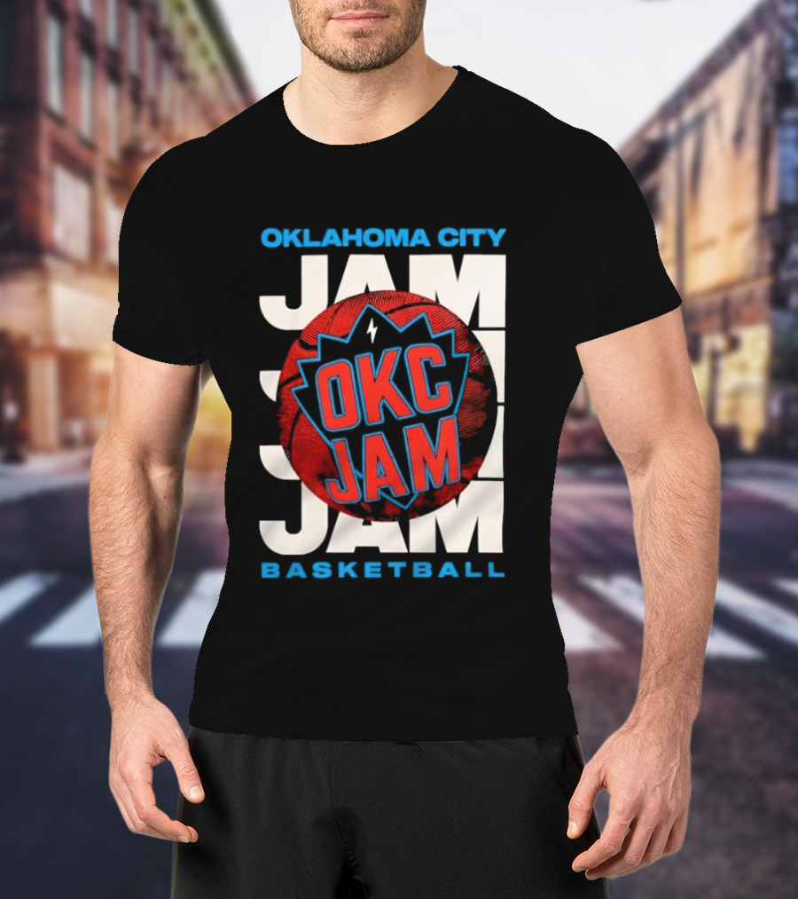 OKC Jam Oklahoma City Basketball Jam Jam Jam T-Shirt