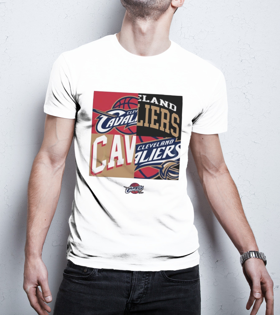 Cleveland Cavaliers Block New Era Iconic Logo Collage T-Shirt
