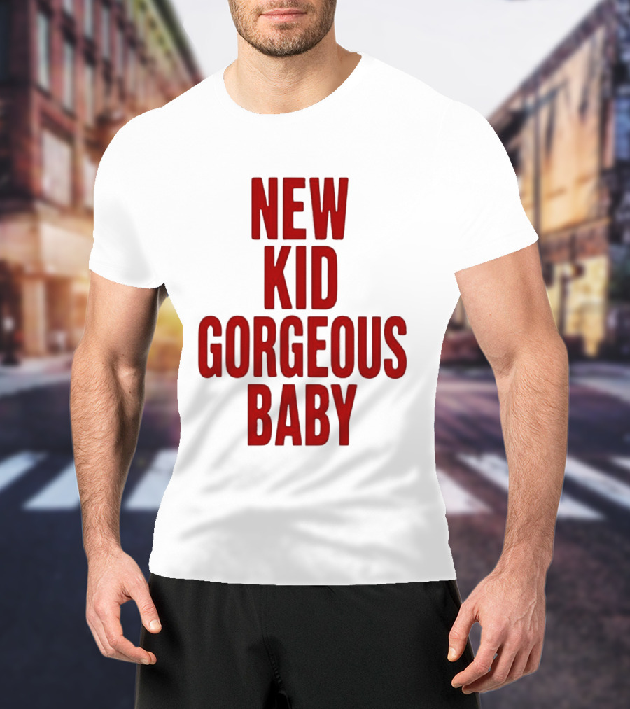 New Kid Gorgeous Baby John Mulaney Red T-Shirt