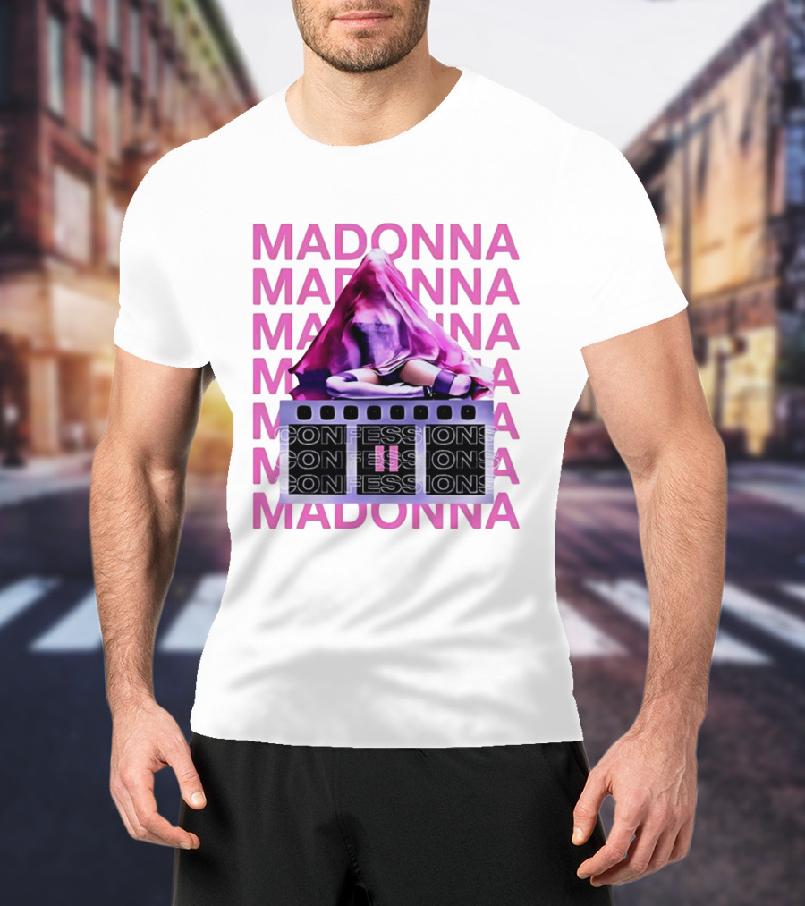 Madonna Confessions II Pink Veil Performance T-Shirt