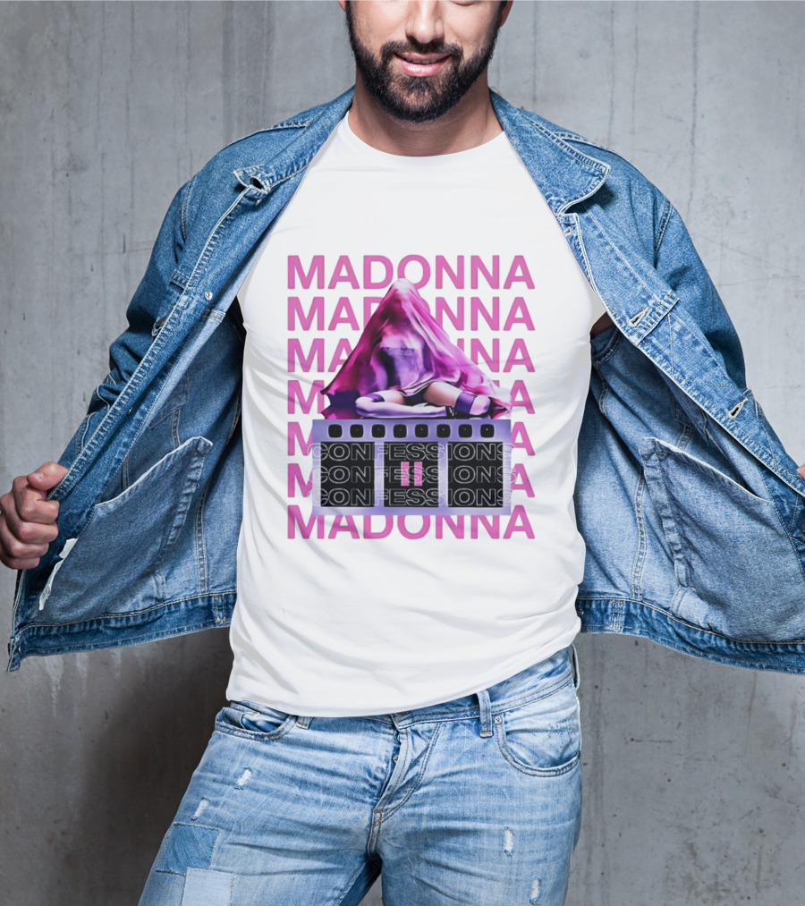 Madonna Confessions II Pink Veil Performance T-Shirt