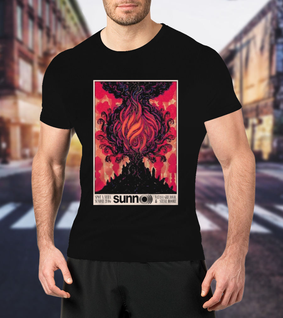 Sunn O Spot X Vera June 21 2026 Groningen NL Natasa Grujovic Steve Moore T-Shirt