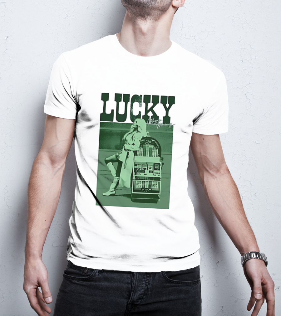Megan Moroney LUCKY Retro Slot Machine T-Shirt