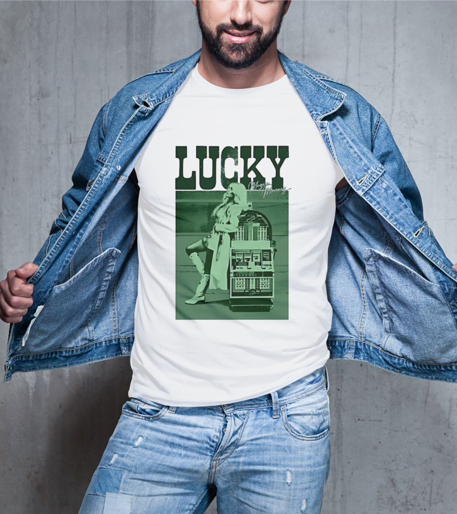 Megan Moroney LUCKY Retro Slot Machine T-Shirt