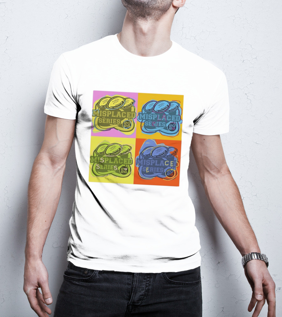 Misplaced Series 2026 Pop Art Coins Quadrant T-Shirt