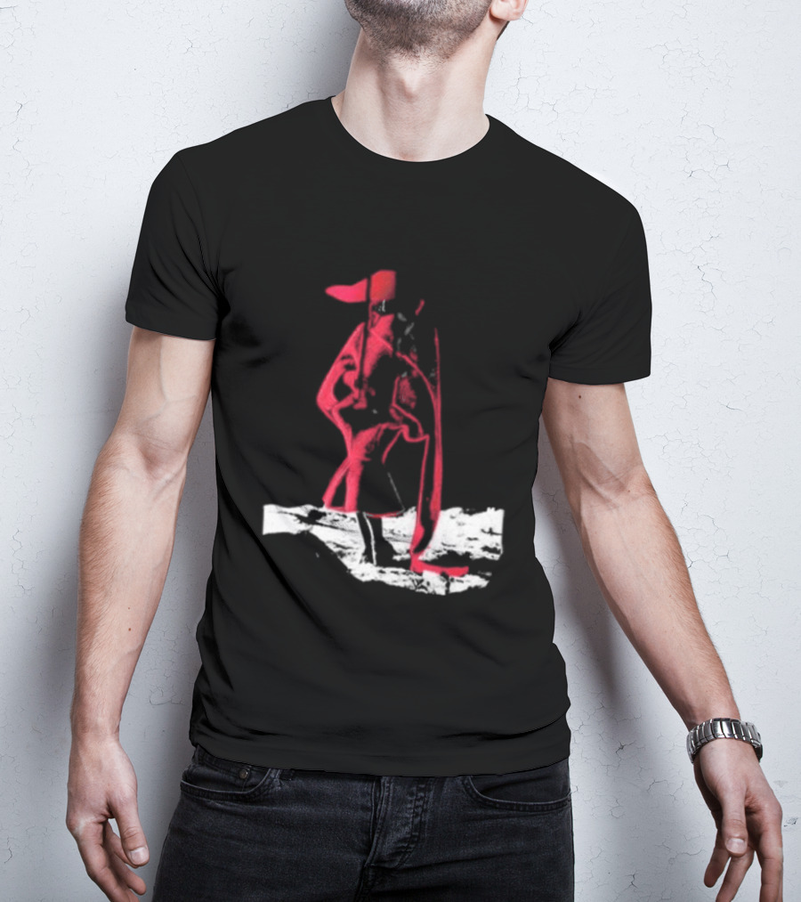 Adelaxo Adela Abstract Red Figure T-Shirt