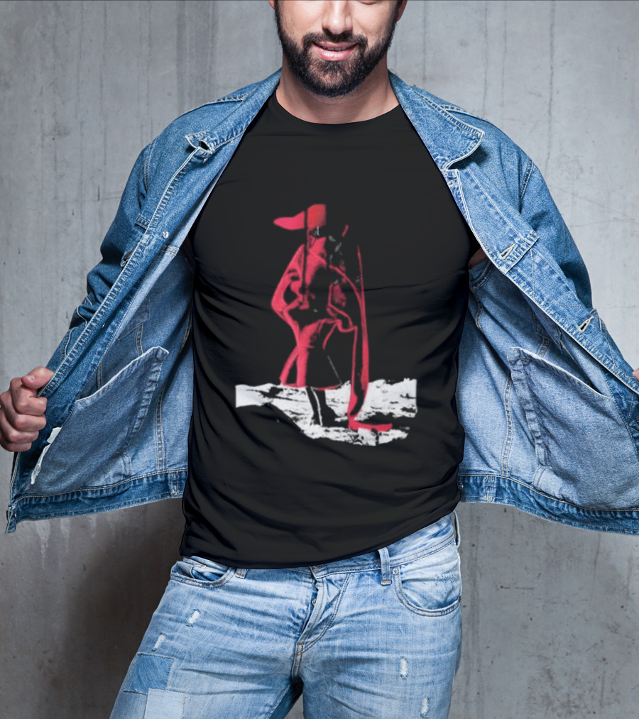 Adelaxo Adela Abstract Red Figure T-Shirt