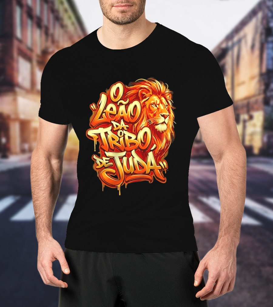O Leão Da Tribo De Judá Lion T-Shirt