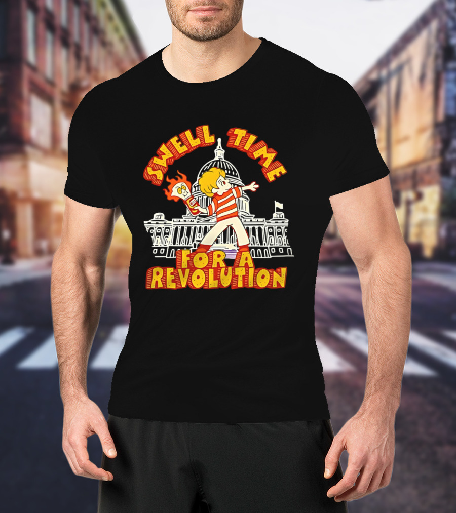 Swell Time For A Revolution Schoolhouse Rock Capitol Dome T-Shirt