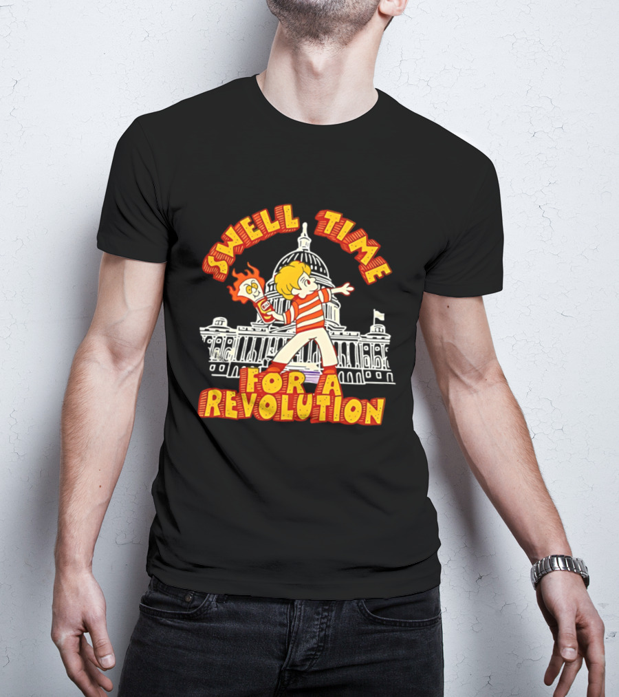 Swell Time For A Revolution Schoolhouse Rock Capitol Dome T-Shirt