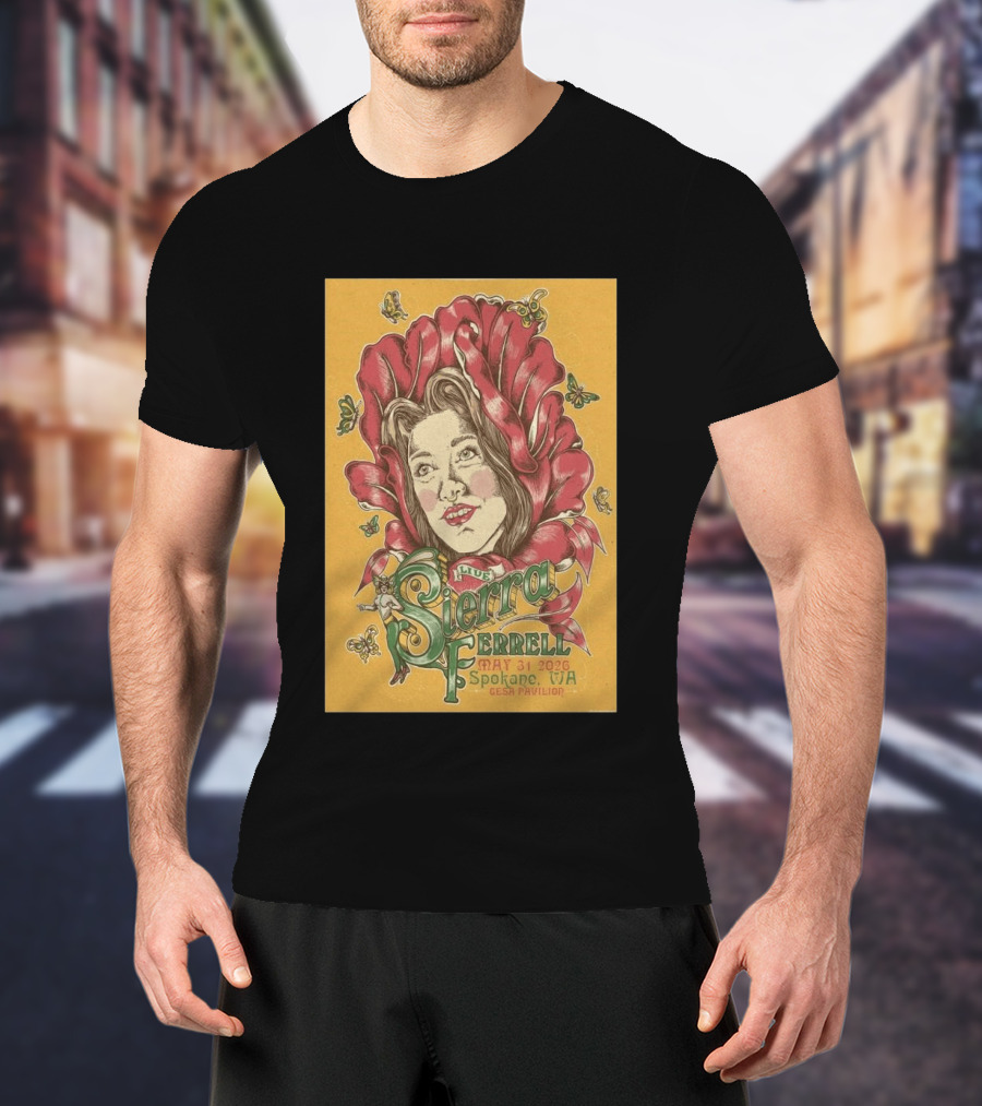 Sierra Ferrell May 31 2026 Spokane WA Gesa Pavilion T-Shirt