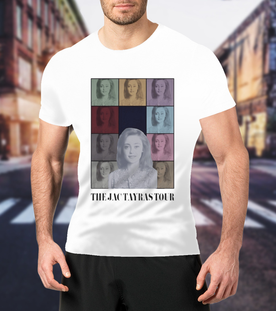The Jactayras Tour Pop Art Style Multicolor Portrait Collage T-Shirt