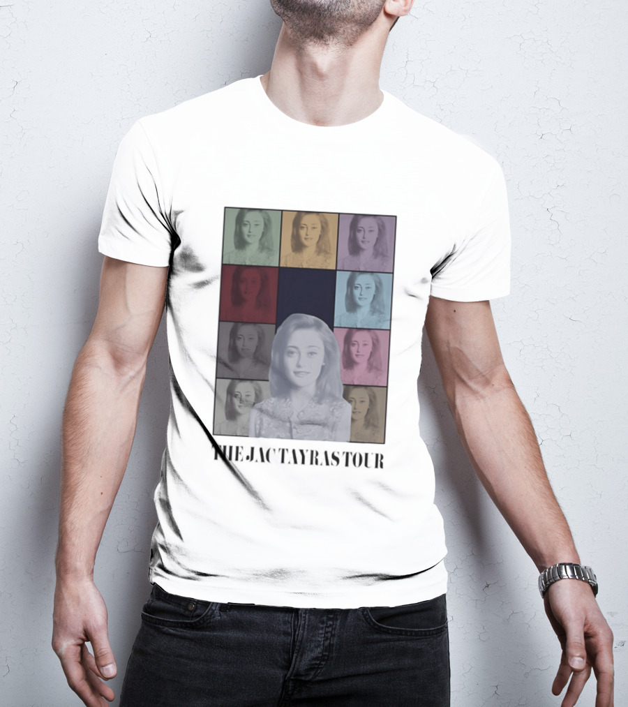 The Jactayras Tour Pop Art Style Multicolor Portrait Collage T-Shirt