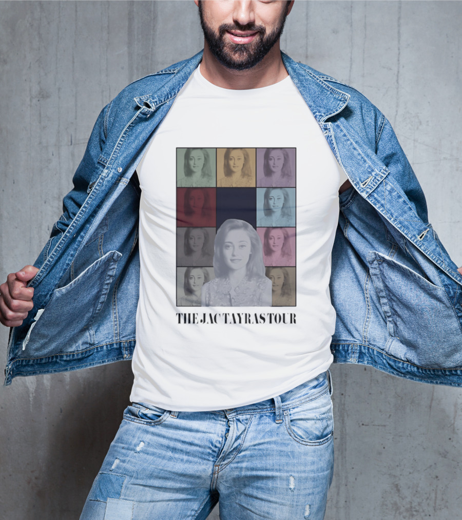 The Jactayras Tour Pop Art Style Multicolor Portrait Collage T-Shirt