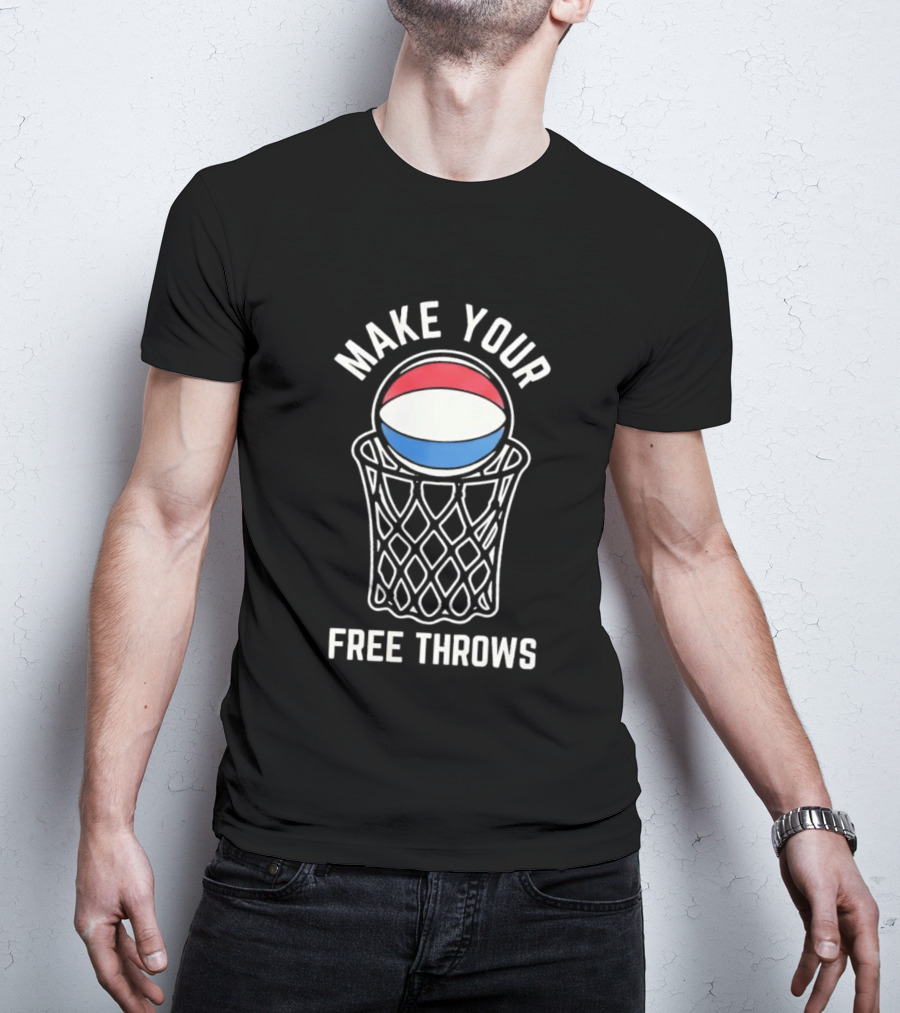 Make Your Free Throws Pepsi Basketball T-Shirt