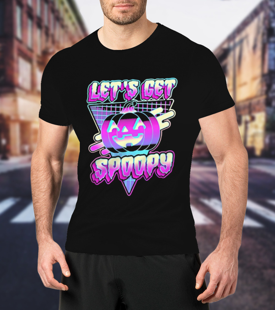 Let's Get Spoopy Halloween Pumpkin T-Shirt