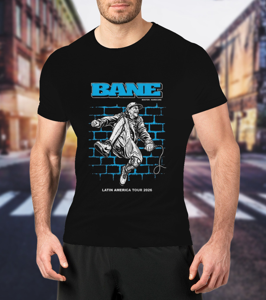 Bane Boston Hardcore Latin America Tour 2026 Jumper T-Shirt