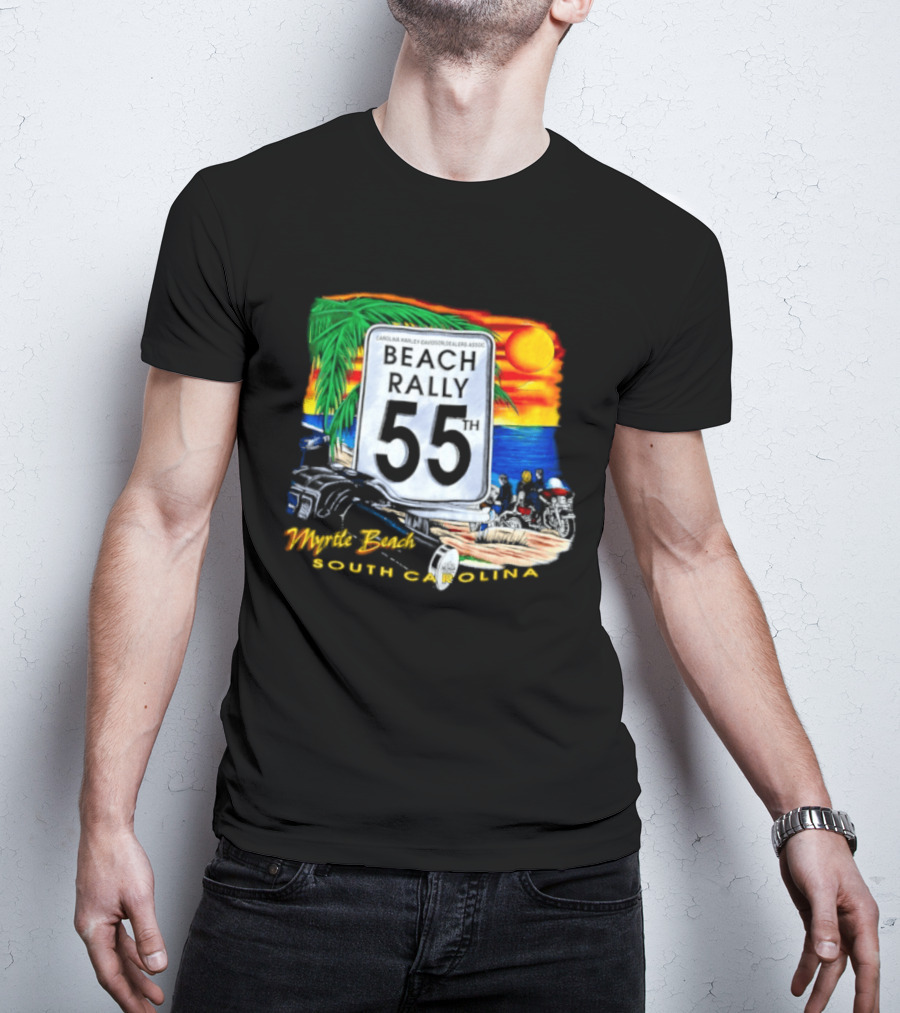 Carolina Harley Davidson Dealers Assoc Beach Rally 55th Myrtle Beach South Carolina T-Shirt