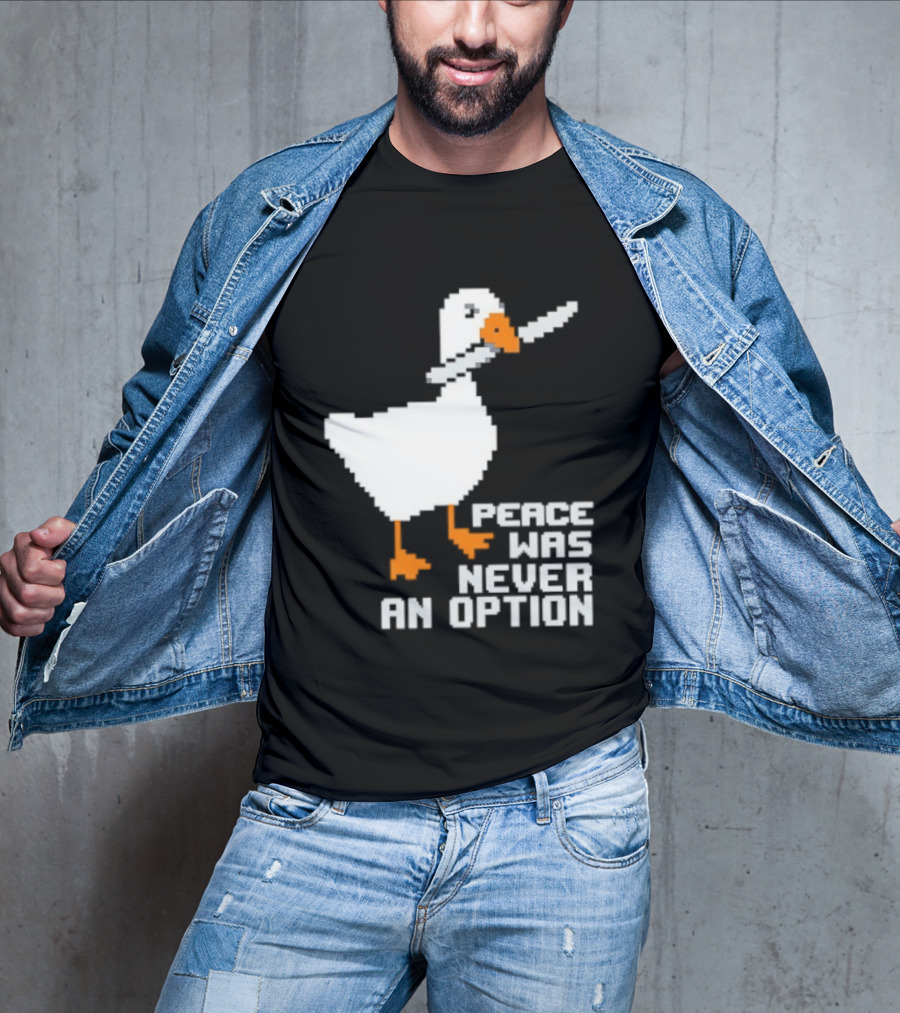 Duck Knife Peace Was Never An Option T-Shirt