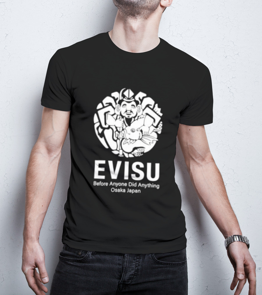 Evisu Before Anyone Did Anything Osaka Japan Iconic Graffiti Style Buddha T-Shirt