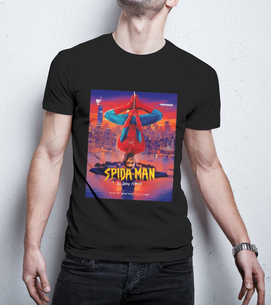 Donovan Mitchell Spida Man No Way Home Cleveland Cavaliers RM Challenge T-Shirt