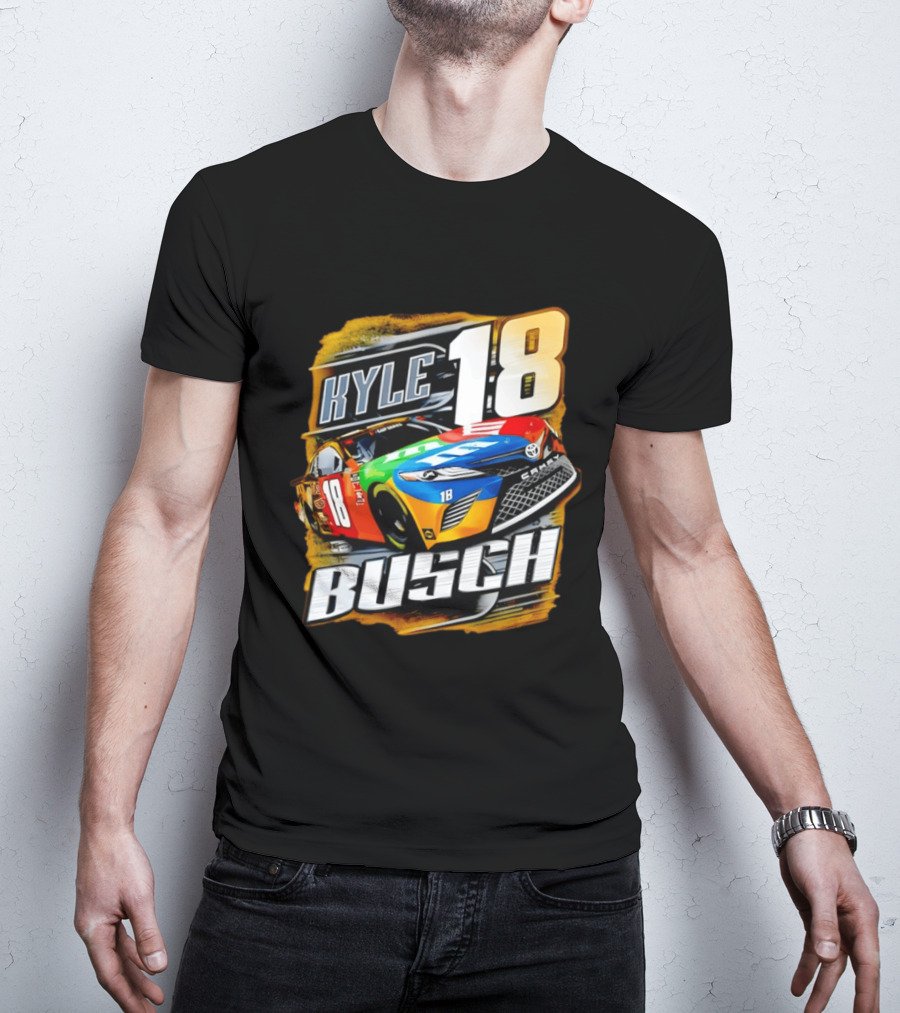 Kyle Busch 18 Toyota Camry Nascar Racing T-Shirt