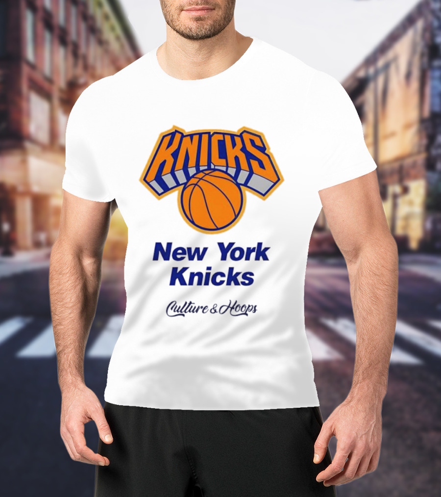 New York Knicks Culture & Hoops Basketball Team T-Shirt