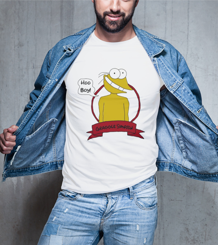 Hoo Boy Graggle Simpson Cartoon T-Shirt