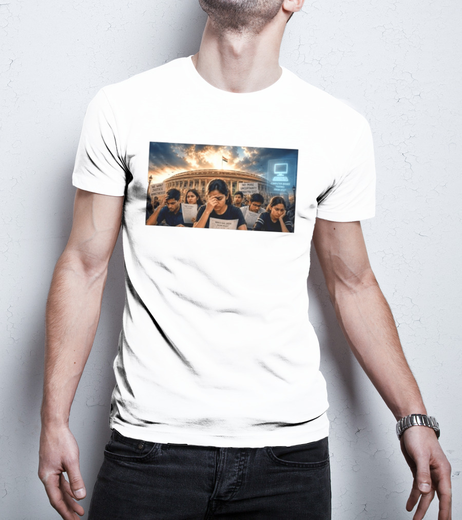 NTA Defends NEET Exam 2021 Retest Before Parliamentary Panel Amid Student Protests T-Shirt