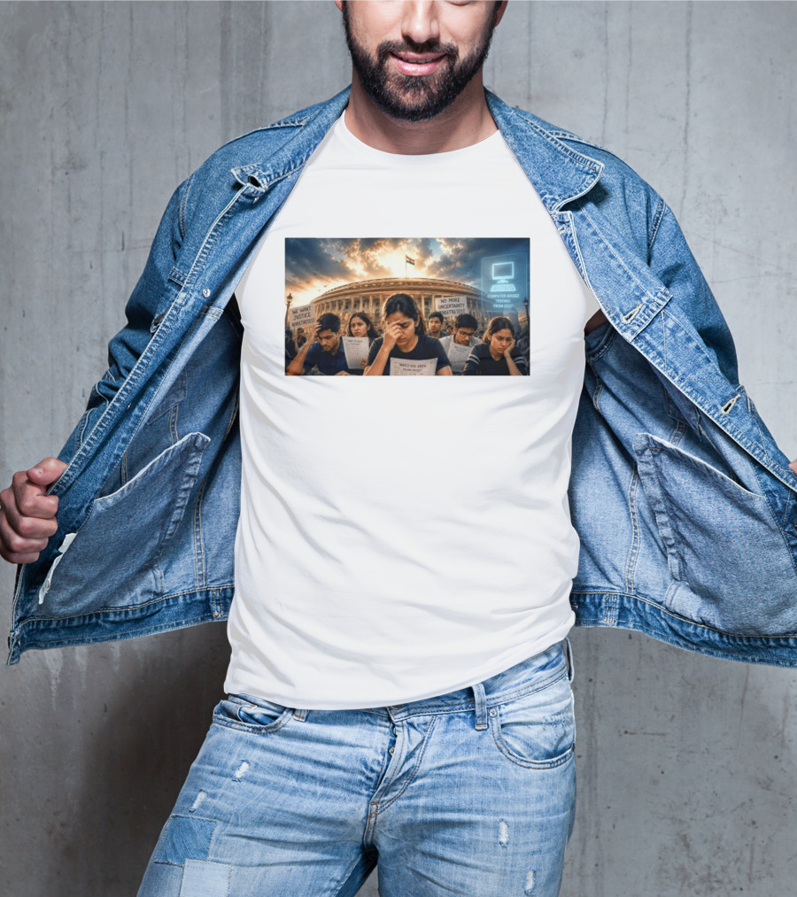 NTA Defends NEET Exam 2021 Retest Before Parliamentary Panel Amid Student Protests T-Shirt