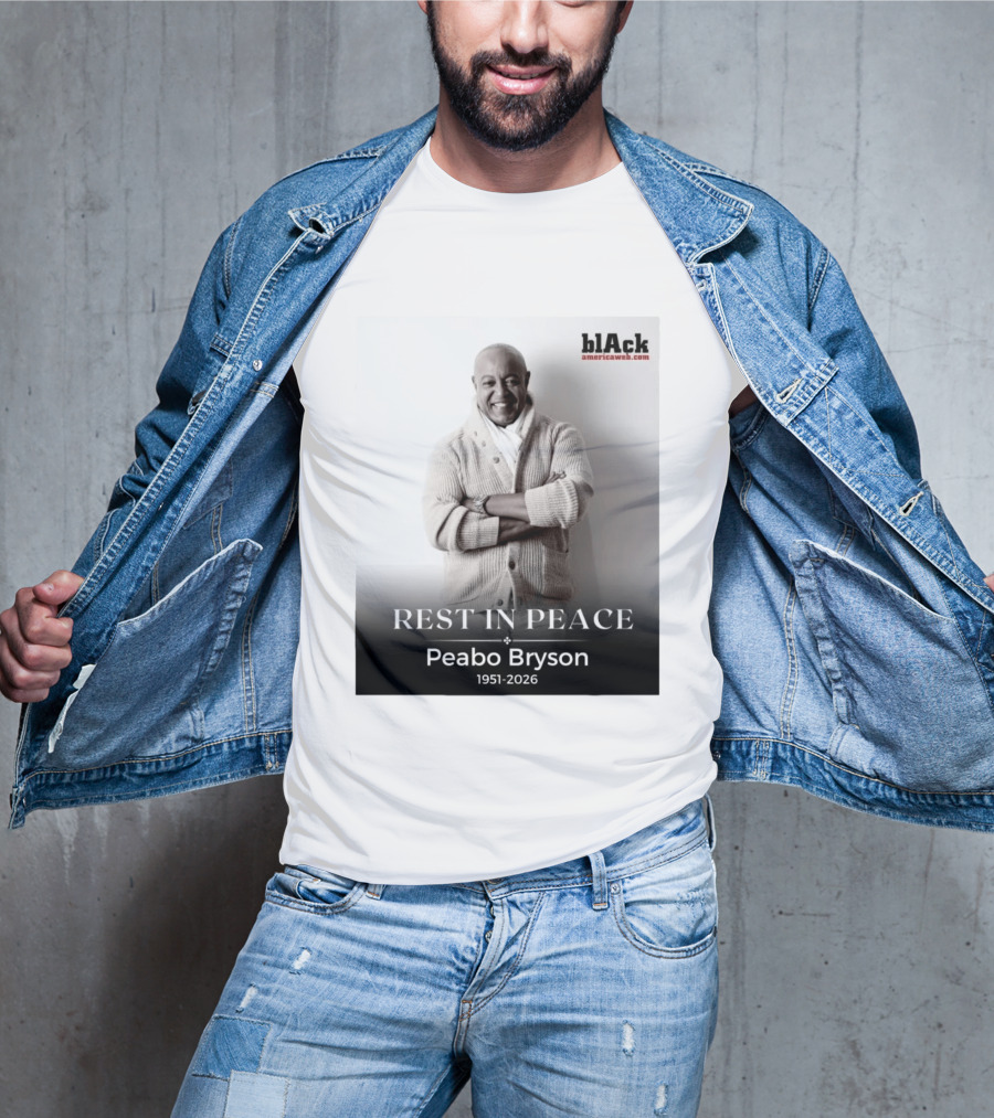 Rest In Peace Peabo Bryson 1951 2026 Singer Songwriter Beautiful Ballads T-Shirt
