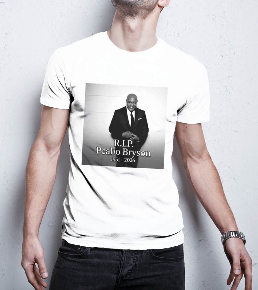 R.I.P. Peabo Bryson 1951 2026 R&B Legend Of Beauty And The Beast A Whole New World T-Shirt