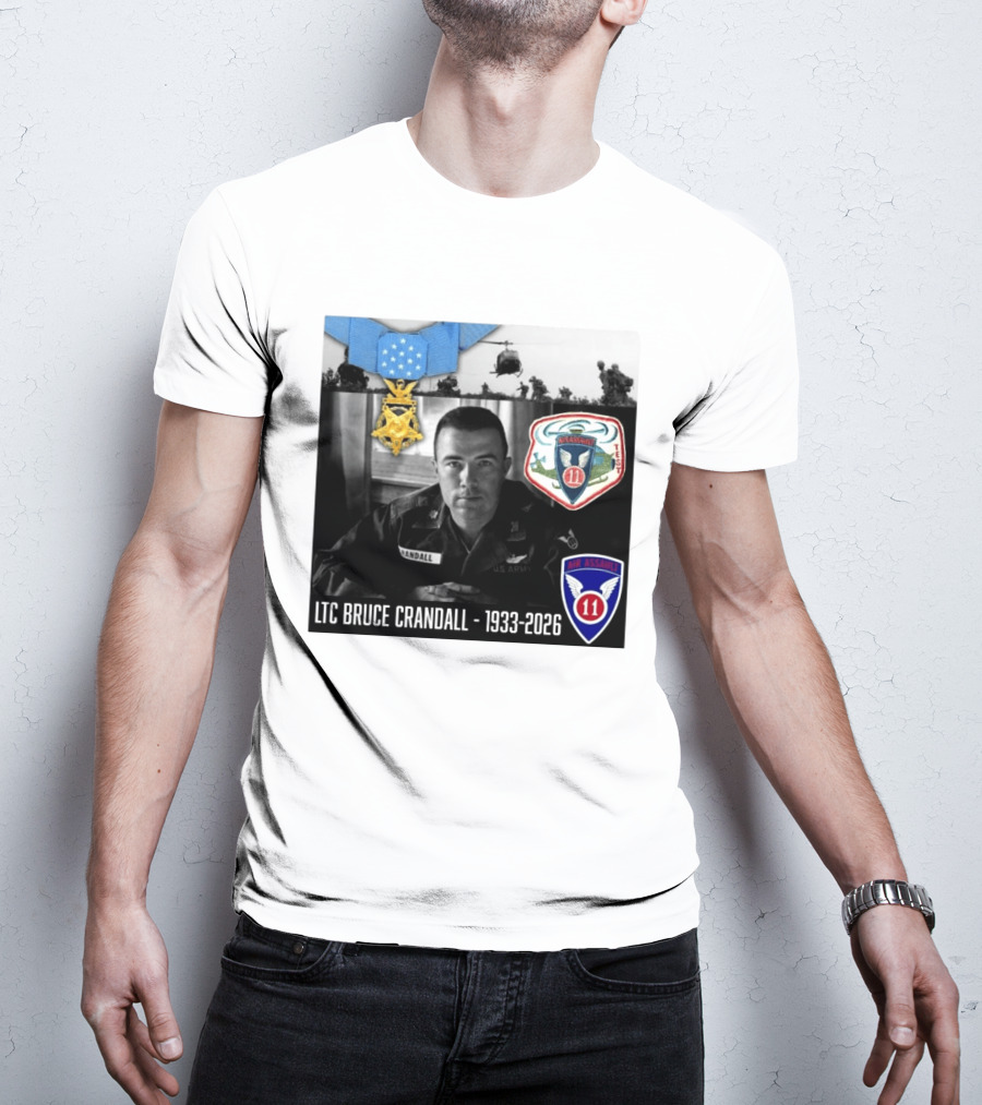 LTC Bruce Crandall Medal Of Honor Air Assault 1933 2026 T-Shirt