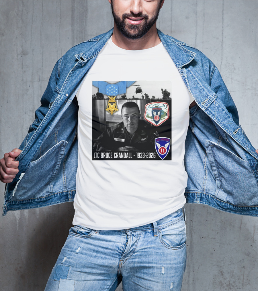 LTC Bruce Crandall Medal Of Honor Air Assault 1933 2026 T-Shirt